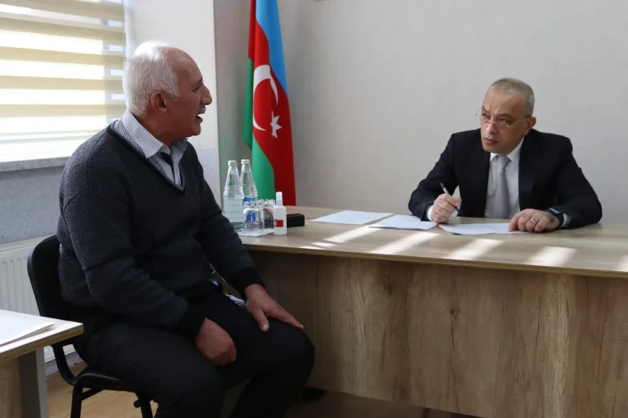 ADSEA-nın sədri Qəbələdə vətəndaşları qəbul edib