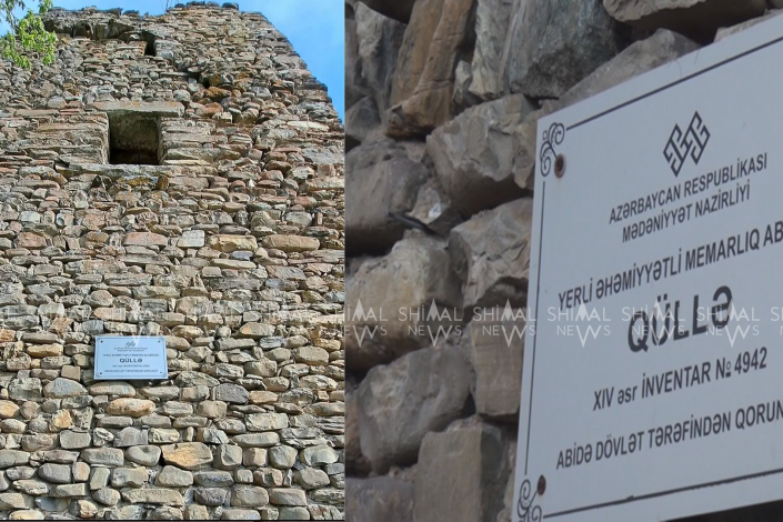 Oğuzda tarixi qüllə dağılıb yox olur