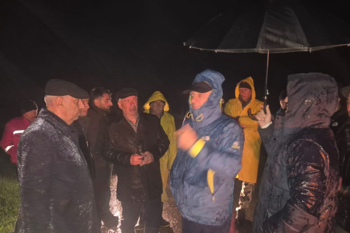 Qusarda sel fəsadları aradan qaldırılır: rəsmilər ərazilərə baxış keçirib