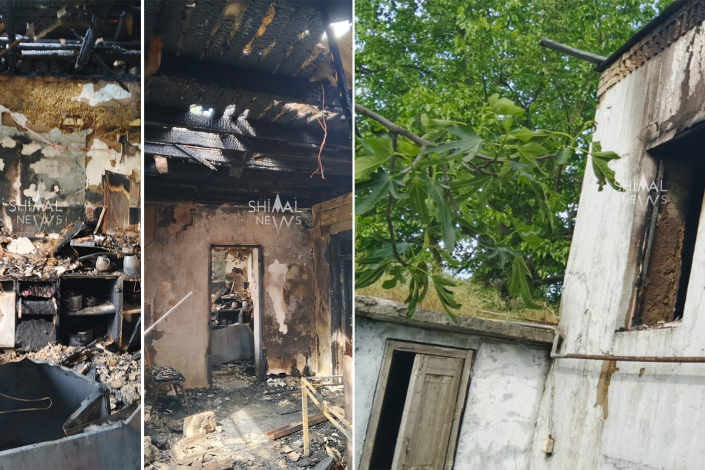 Xudatda baş həkimin evi yandı – FOTO