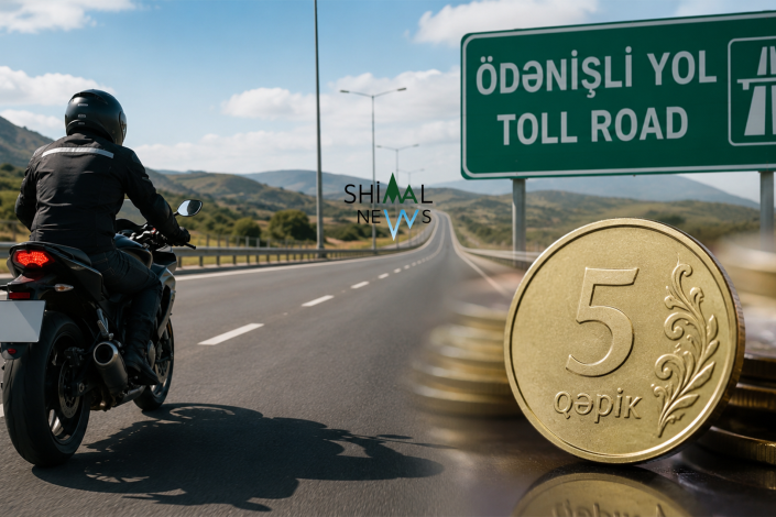 Ödənişli yollarda motosikletlər üçün yeni tariflər müəyyənləşdirilib