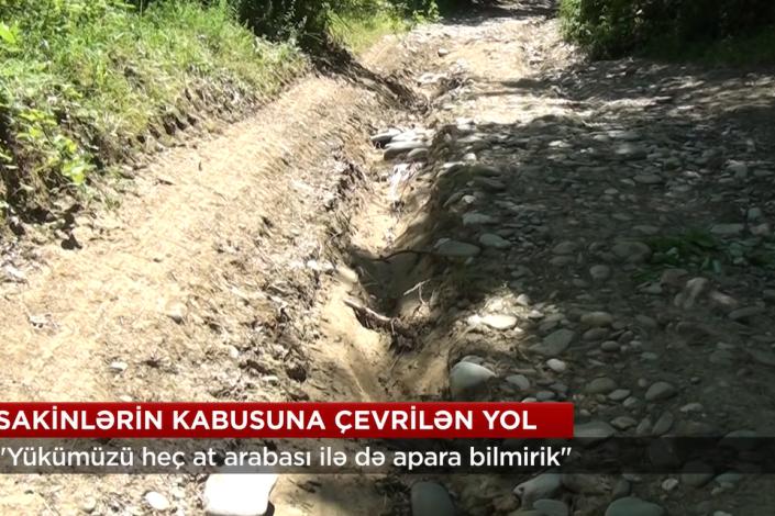 Qubanın bu kəndinə Təcili yardım belə gələ bilmir
