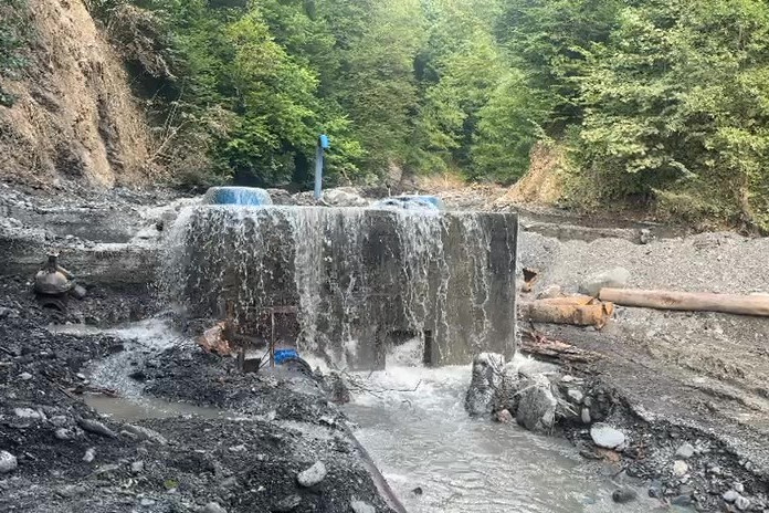 Balakəndə içməli su xətti bərpa olunub