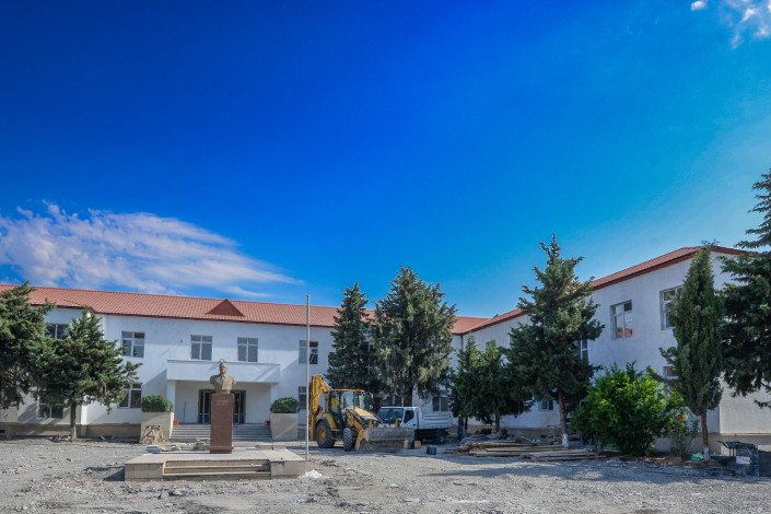 İsmayıllıda 1 ildir təmirdə olan məktəb yeni tədris ilində açılacaq