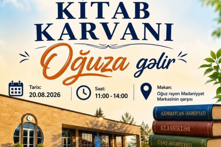 Oğuzdan "Kitab karvanı" keçəcək