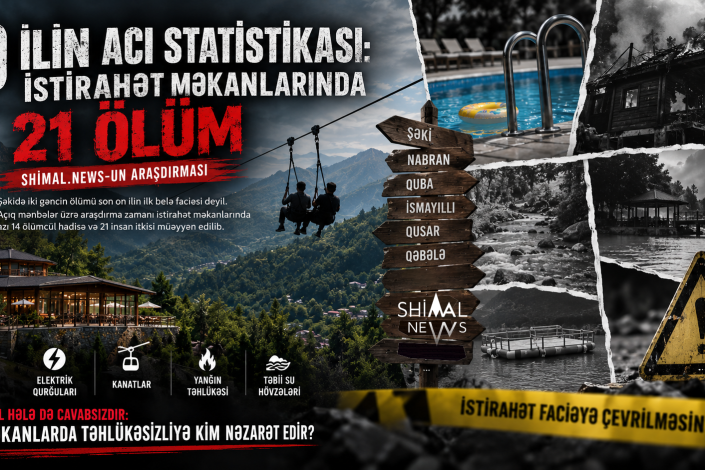 10 ilin acı statistikası: istirahət məkanlarında 21 ölüm - SHİMAL.NEWS-un ARAŞDIRMASI