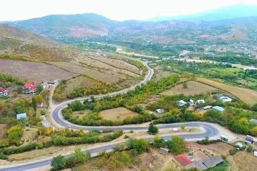 Quba-Qonaqkənd yolunda sürüşmə baş verib - VİDEO