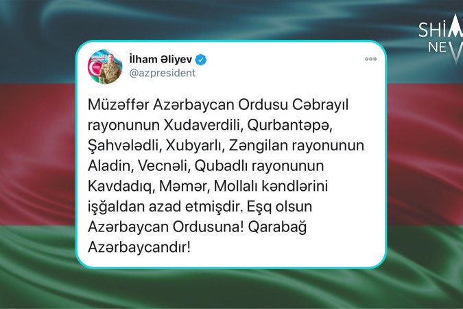 Vətən müharibəsinin 34-cü günü: XRONİKA