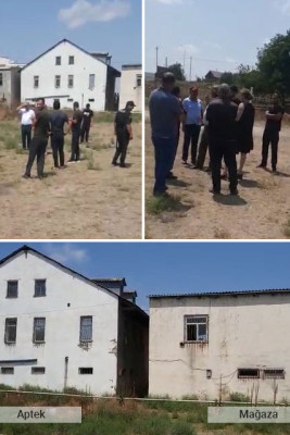 Qusar: Samur qəsəbəsinin sakinləri etiraz aksiyası keçiriblər