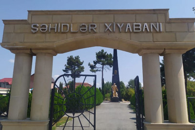 Quba: Şəhidlər xiyabanı təmir olunur