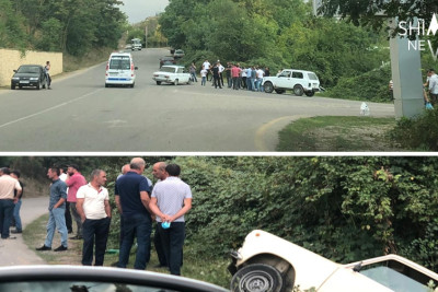 Qusarda 2 avtomobil qəza törədib