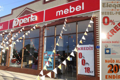 Qubada mebeli endirimlə əldə etmək olar