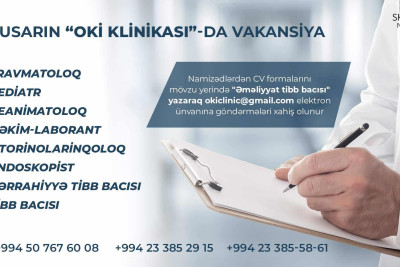Qusarın “OKİ klinikası”-da vakansiyalar mövcuddur