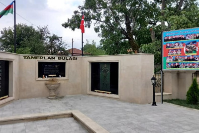 Qubada Vətən müharibəsi şəhidi adına bulağ açılıb