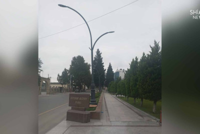 Xaçmazın işıq dirəkləri yenilənib