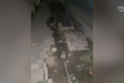 Quba: mərkəz prospektində piyada yolu dağılıq vəziyyətdədir
