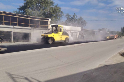 Xudatda yol infrastrukturunun təmiri davam edir