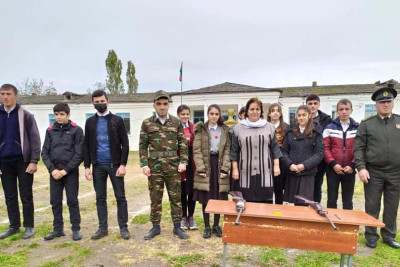Qubalı şagirdlər "Gənc nişançılar" yarışında iştirak ediblər