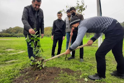 Qubada "Zəfərdən yaşıl düşüncəyə" adlı aksiya keçirilib