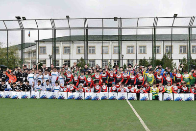 Qusarlı gənc futbolçularla AFFA-nın rəhbərliyi görüşüb