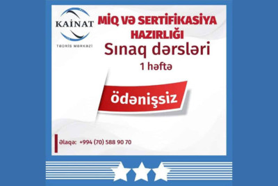 Qubada təhsil müəssəsi ödənişsiz dərslər təklif edir