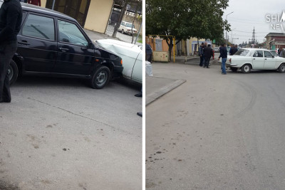 Xaçmazda 2 avtomobil toqquşub