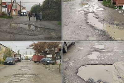 Qubanın mərkəzi yolununun təmirə ehtiyacı var