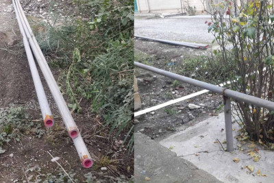 Xaçmazda qaz xəttləri qış qabağı yenilənir