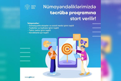 Şimal bölgələrində "Gənc kadr" təcrübə proqramına start veriləcək