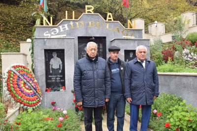 Qubada şəhidin xatirəsi anılıb