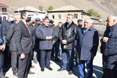 "Topçu Vüsal" Qubada şəhidlərin xatirə bulağının açılışında iştirak edib