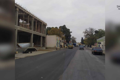 Xudatın əsas küçələrin birində avtomobil hərəkəti bərpa edilib