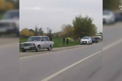 Xaçmazın girişində yol-nəqliyyat hadisəsi baş verib