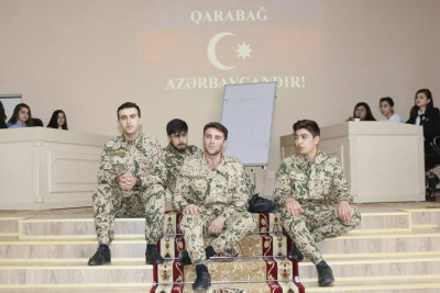 Zəfər gününə həsr edilən interaktiv mühazirə keçirilib