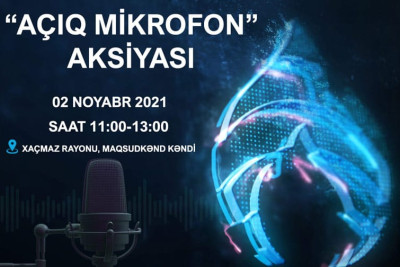 Xaçmaz: "Azəriqaz" tərəfindən "Açıq mikrofon" aksiyası təşkil olunacaq