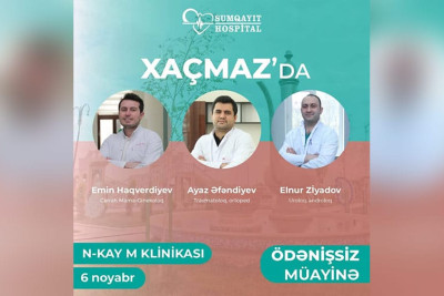 Xaçmazda klinika pulsuz müayinə keçirəcək