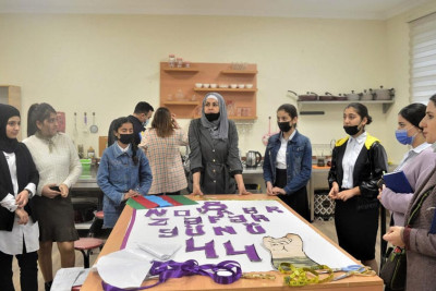 Xaçmaz: 6 nömrəli məktəbdə Zəfər gününə həsr olunmuş tədbir keçirilib