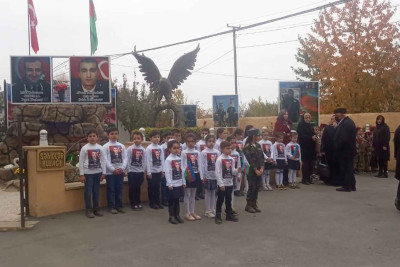 Qubada Vətən müharibəsi şəhidinin il mərasimi keçirilib