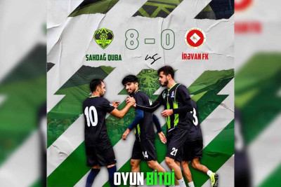 "Şahdağ" FK Quba komandasının rəqibi meydanı tərk etdi