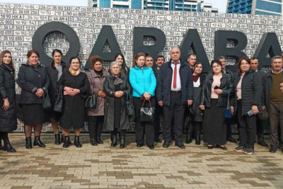 Qusar rayon Mədəniyyət Mərkəzinin işçiləri Hərbi Qənimətlər Parkına səfər ediblər