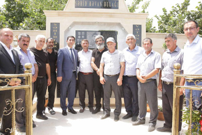Xaçmaz: şəhid Rəvan Şahmuradovun xatirəsi əbədiləşdirilib