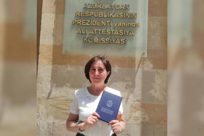 Quba: məktəb-liseyin müəllimi elmi dərəcə alıb