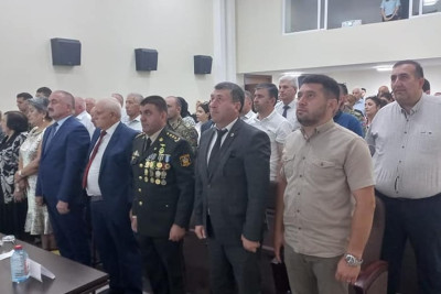 Qusarda polkovnik Rəşad Aslanovla görüş keçirilib