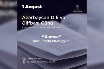 Xaçmaz: ”Xəmsə” Milli intellektual oyunu keçiriləcək