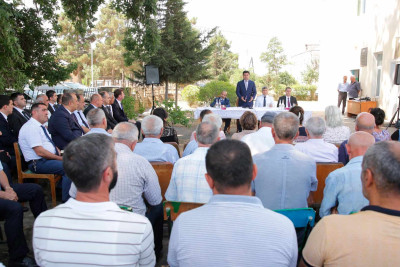 Xaçmazın icra başçısı növbəti dəfə sakinlərlə görüşüb
