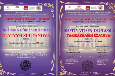 Quba: 6 müəllim diplom və sertifikatlarla təltif olunub