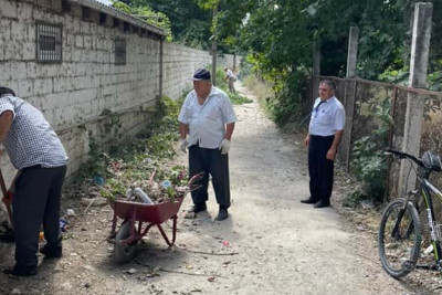 Xaçmaz: məhəllələrə toplanan tullantılar təmizlənib