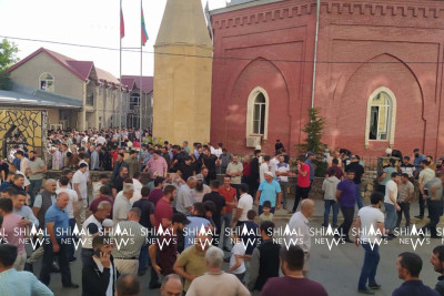Quba məscidlərində bayram namazı qılınıb
