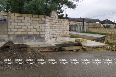 Qubada şəhid Eynulla Lətifovun xatirəsinə bulaq tikilir