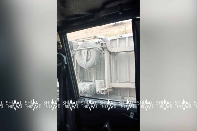 Quba: Digah kəndi yaxınlığında yük avtomobili aşıb